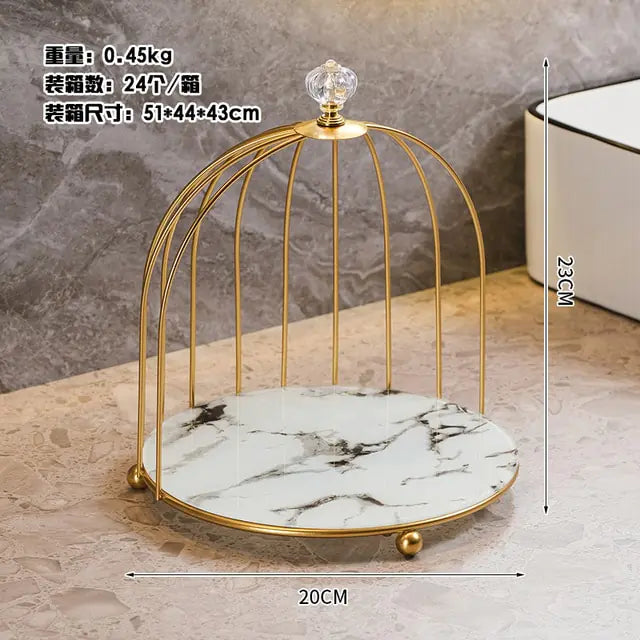 Bird Cage Cosmetic Organizer