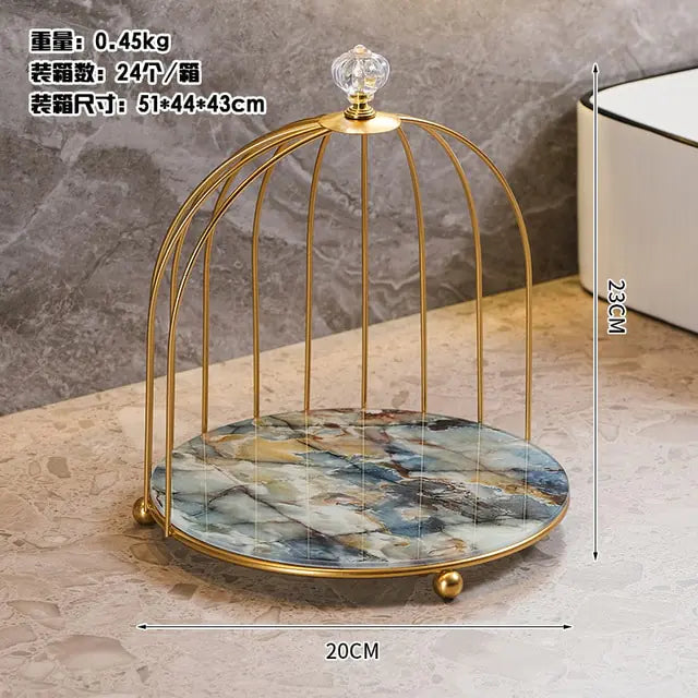 Bird Cage Cosmetic Organizer