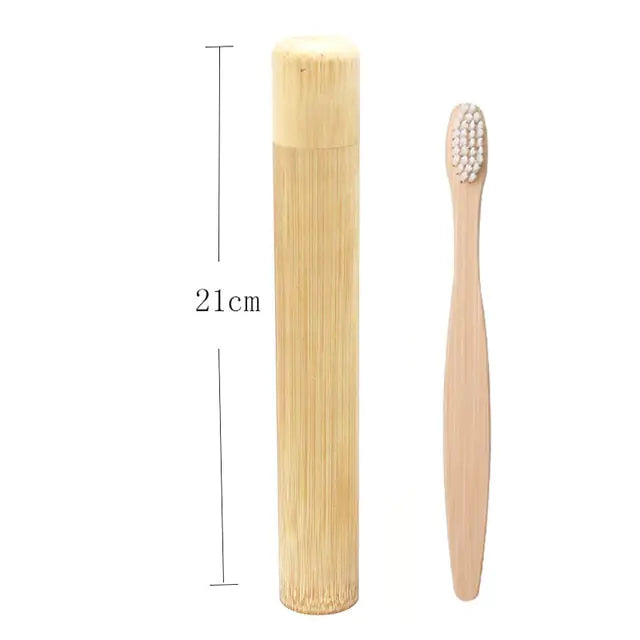 Bamboo Toothbrush Set