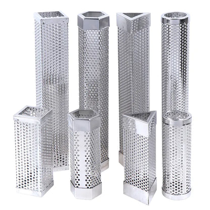 BBQ Stainless Steel  Perforated Mesh Smoker Tube