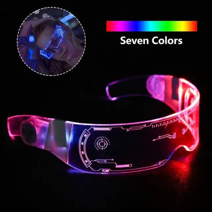 Luminous LED Glasses for Festive Brilliance