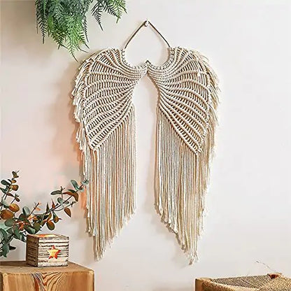 Angel Wings Woven Hanging Décor