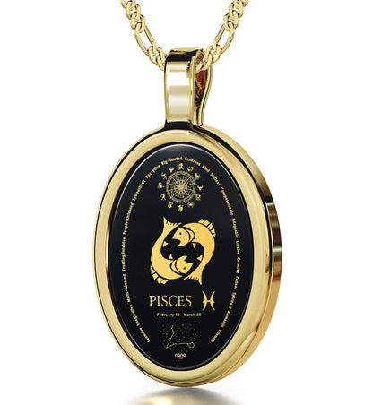 Pisces Zodiac Necklace