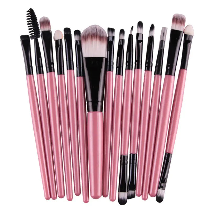 15 Pieces Brush Makeup Kit