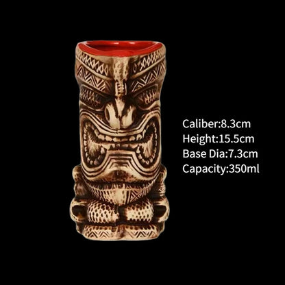 Hawaii Ceramic Tiki Mugs