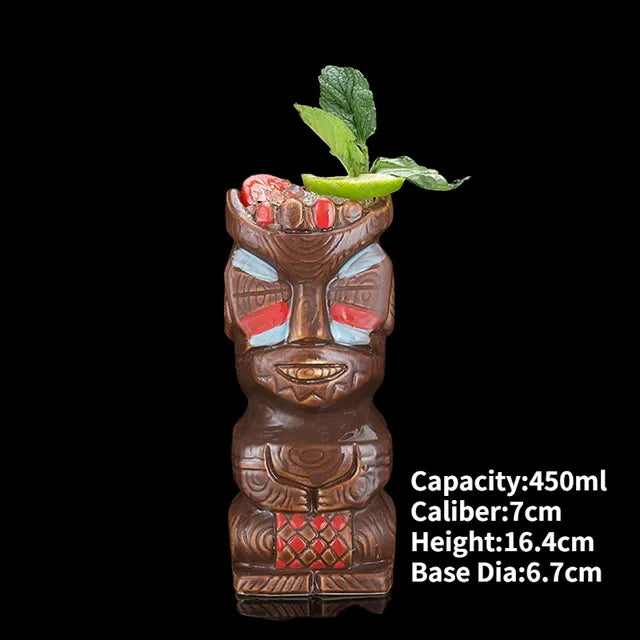 Hawaii Ceramic Tiki Mugs