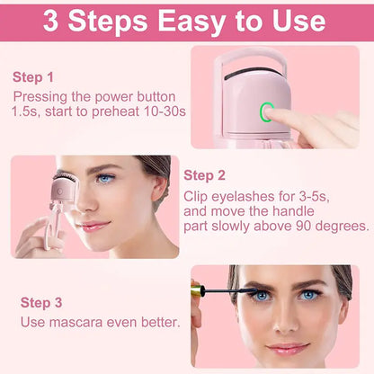 Heated Eyelash Curler Rechargeable