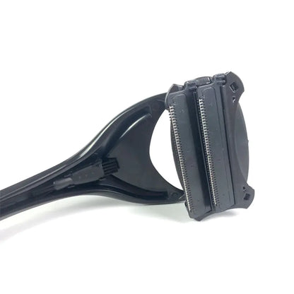 Foldable Two-Head Back Hair Shaver