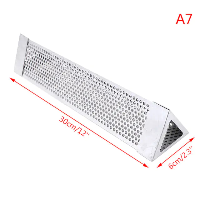 BBQ Stainless Steel  Perforated Mesh Smoker Tube