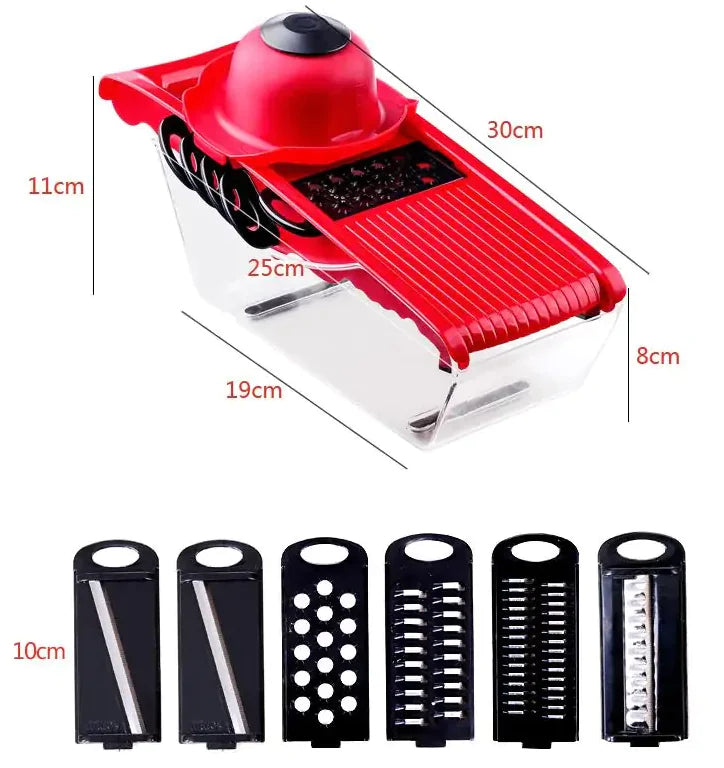 Multifunction Kitchen Slicer 6 Blades