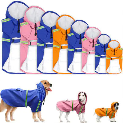 Spring and Summer Dog Raincoat