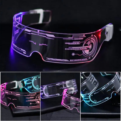 Luminous LED Glasses for Festive Brilliance