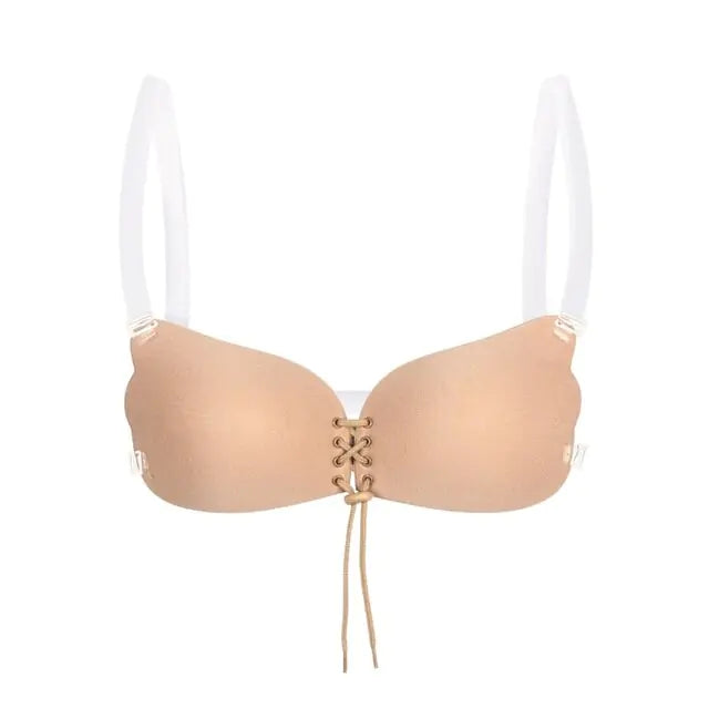 Invisible Push-Up Silicone Bra