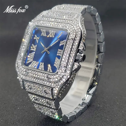 Ice Out Diamond Square Watch