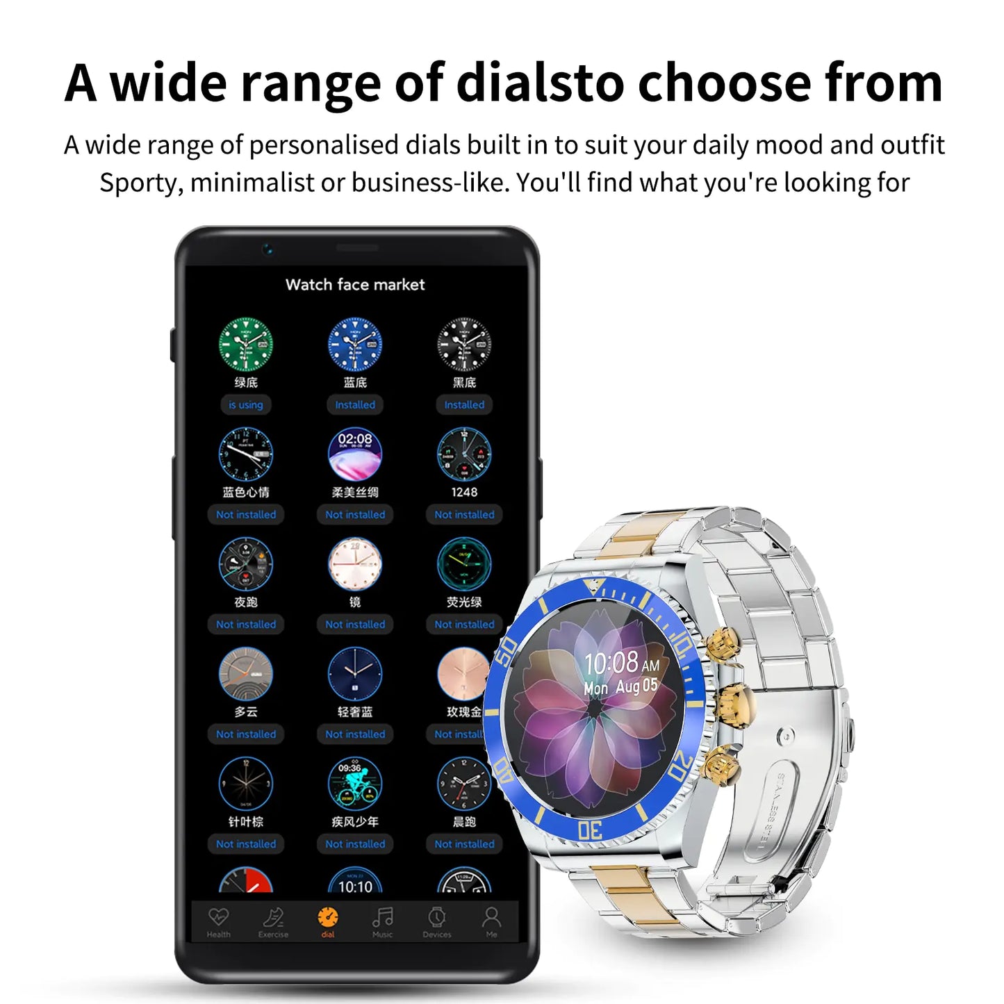 LED Noctilucent Smartwatch