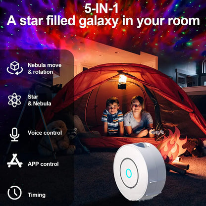 Smart Galaxy Projector: Colorful Starry Sky