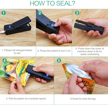 Portable Bag Vacuum Heat Sealer