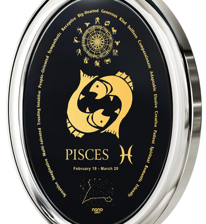 Pisces Zodiac Necklace